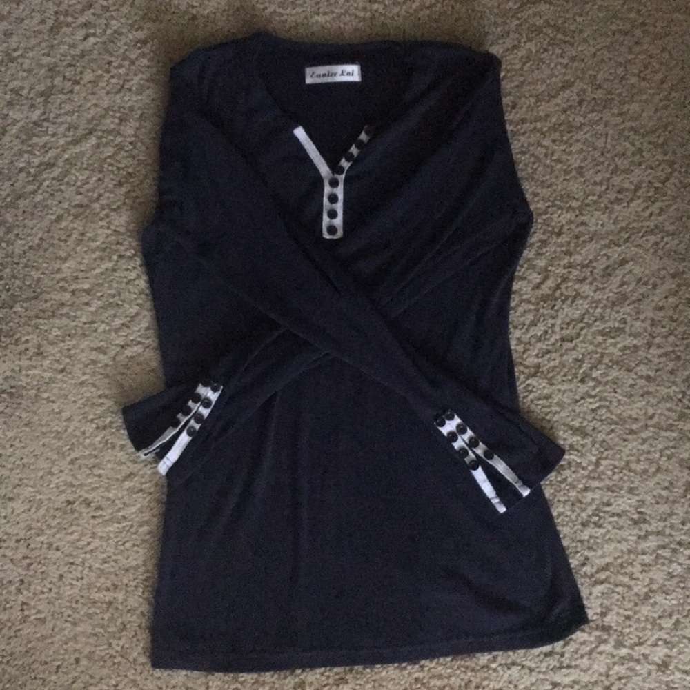 Eunice Lai 3/4 sleeve shirt